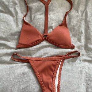 Burnt orange bikini